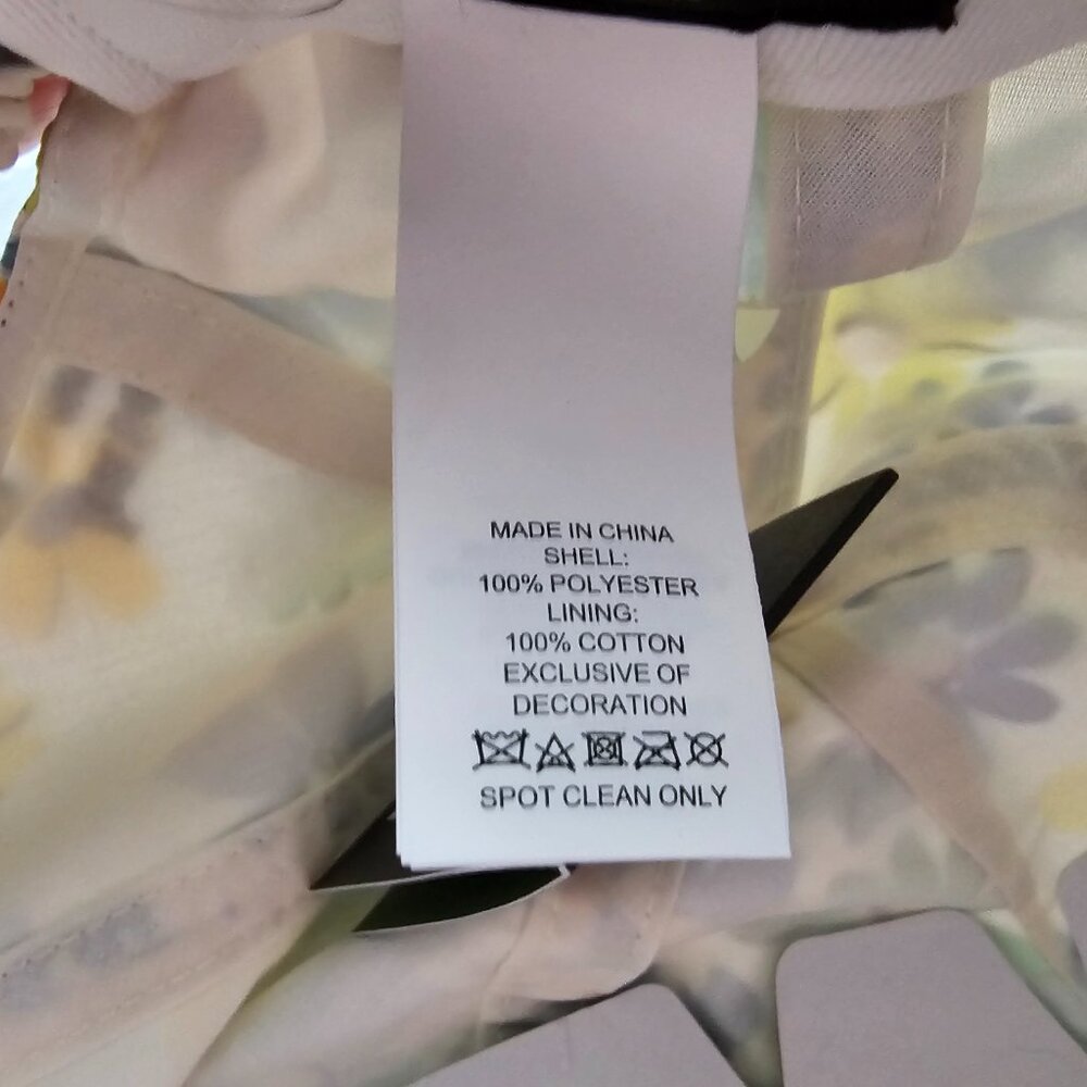 Kate Spade french cream floral Hat! NWT! - Picture 6 of 6